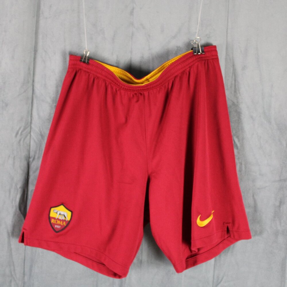 AS Roma Shorts (Retro) - 2015 Training Shorts by Nike - Men's Medium